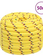vidaXL Lodní lano žluté 20 mm 50 m polypropylen