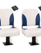 vidaXL Lodní sedadla 2 ks s podstavcem otáčení o 360°
