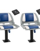 vidaXL Lodní sedadla 2 ks s podstavcem otáčení o 360°