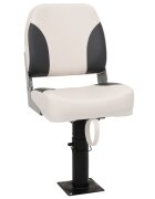 vidaXL Lodní sedadlo s podstavcem výškově nastavitelné otáčení o 360°