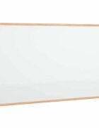 vidaXL Magnetická bílá tabule s rámem z masivního borovicového dřeva 100 x 55 cm