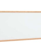 vidaXL Magnetická bílá tabule s rámem z masivního borovicového dřeva 60 x 30 cm