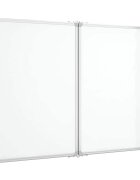 vidaXL Magnetická tabule rozkládací 100 x 80 x 17 cm hliník