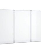 vidaXL Magnetická tabule rozkládací 120 x 100 x 17 cm hliník