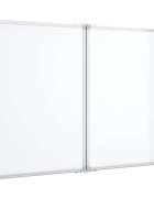 vidaXL Magnetická tabule rozkládací 120 x 80 x 17 cm hliník