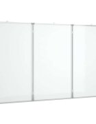 vidaXL Magnetická tabule rozkládací 150 x 100 x 17 cm hliník