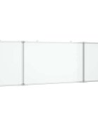 vidaXL Magnetická tabule rozkládací 160 x 60 x 17 cm hliník