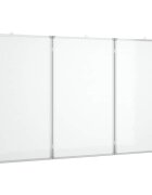 vidaXL Magnetická tabule rozkládací 180 x 100 x 17 cm hliník