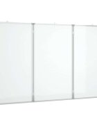 vidaXL Magnetická tabule rozkládací 180 x 80 x 17 cm hliník