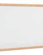 vidaXL magnetická tabule s masivním borovicovým dřevěným rámem 40x30cm