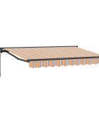 vidaXL Manuální rám markýzy s LED 35 x 25 m