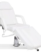 vidaXL Masážní stůl bílý 180 x 62 x (87–112) cm