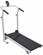vidaXL Mini běžící pás skládací 93 x 36 cm černý