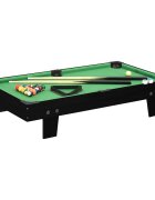 vidaXL Mini kulečníkový stůl 92 x 52 x 19 cm černý a zelený
