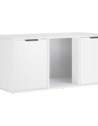 vidaXL Nábytek pro kočičí přepravku Bílá 100 x 49 x 45 cm