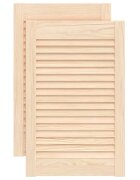 vidaXL Nábytková dvířka lamelový design 2 ks 615 x 394 cm borovice