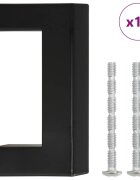 vidaXL Nábytkové úchytky 10 ks černé 64 mm nerezová ocel