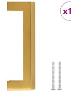 vidaXL Nábytkové úchytky 10 ks zlaté 96 mm nerezová ocel