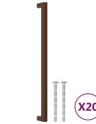 vidaXL Nábytkové úchytky 20 ks bronzové 320 mm nerezová ocel