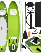 vidaXL Nafukovací SUP paddleboard a příslušenství zelený 360x81x10 cm
