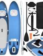 vidaXL Nafukovací SUP paddleboard s příslušenstvím modrý 330x76x10 cm