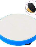 vidaXL Nafukovací žíněnka s pumpou 100 x 100 x 15 cm PVC modrá