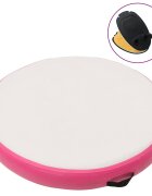 vidaXL Nafukovací žíněnka s pumpou 100 x 100 x 15 cm PVC růžová