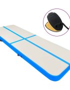 vidaXL Nafukovací žíněnka s pumpou 500 x 100 x 15 cm PVC modrá