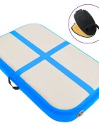 vidaXL Nafukovací žíněnka s pumpou 60 x 100 x 15 cm PVC modrá