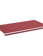 vidaXL Náhradní plachta na markýzu vínově červená 600 x 300 cm polyesterová