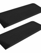 vidaXL Nájezdové rampy 2 ks 110 x 41 x 5 cm guma