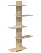 vidaXL Nástěnná floating polička Dub sonoma 485 x 15 x 101 cm