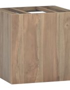 vidaXL Nástěnná koupelnová skříňka 46 x 255 x 40 cm masivní teak