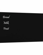 vidaXL Nástěnná magnetická tabule černá 40 x 20 cm tvrzené sklo