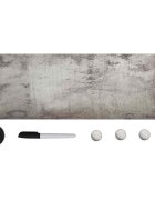 vidaXL Nástěnná magnetická tabule skleněná 60 x 20 cm