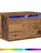 vidaXL Nástěnná noční skříňka 2 ks Staré dřevo 50 x 36 x 30 cm