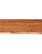 vidaXL Nástěnná police 110x30x25cm obdélník masivní akácie živá hrana