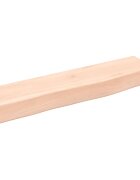 vidaXL Nástěnná police 40 x 10 x 4 cm neošetřené masivní dubové dřevo