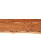 vidaXL Nástěnná police 70x20x38 cm obdélník masivní akácie živá hrana