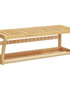 vidaXL Nástěnná police na ručníky 60 x 25 x 20 cm bambus