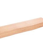 vidaXL Nástěnná police světle hnědá 40x10x4 cm ošetřený masivní dub