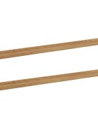 vidaXL Nástěnná polička 2 ks Hnědá 100 x 9 x 3 cm Kompozitní dřevo