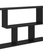 vidaXL Nástěnná polička Černý dub 80 x 15 x 505 cm Kompozitní dřevo