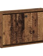 vidaXL Nástěnná skříň na boty DELFT 71 x 17 x 43 cm Kompozitní dřevo