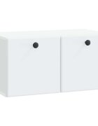 vidaXL Nástěnná TV skříň 595 x 31 x 30 cm Bílá Kompozitní dřevo