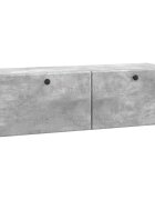 vidaXL Nástěnná TV skříň 98 x 31 x 30 cm Betonově šedá