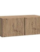 vidaXL Nástěnná TV skříň 98 x 41 x 30 cm Dub artisan Kompozitní dřevo