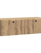 vidaXL Nástěnná TV skříň 98 x 41 x 30 cm Dub artisan Kompozitní dřevo
