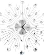 vidaXL Nástěnné hodiny se strojkem Quartz 50 cm moderní design