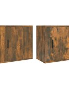 vidaXL Nástěnné noční stolky 2 ks kouřový dub 50 x 30 x 47 cm